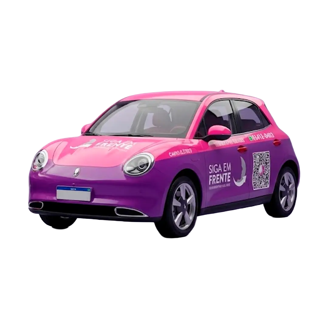 Carro automático da frota Siga em Frente